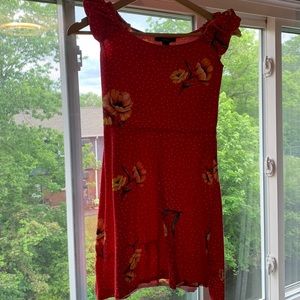 floral mini dress size small